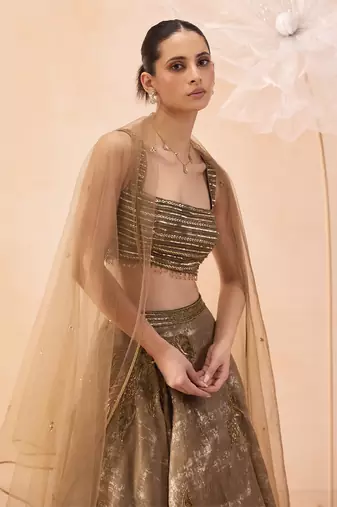 Gold Glory Lehanga Set