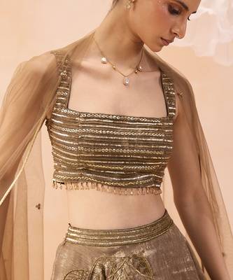 Gold Glory Lehanga Set 3