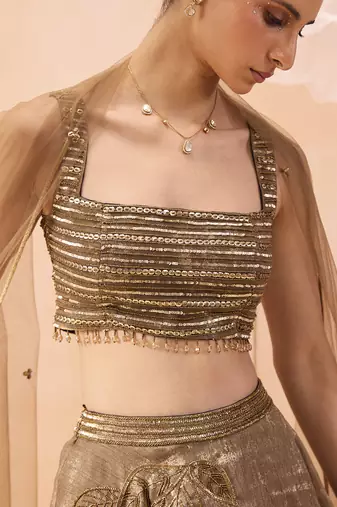 Gold Glory Lehanga Set