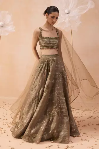 Gold Glory Lehanga Set