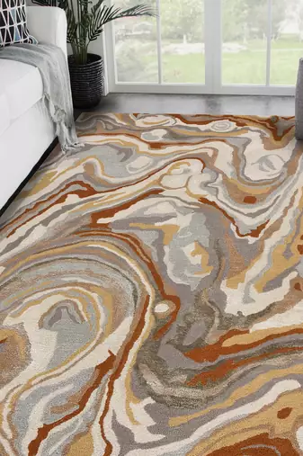 Saraswati global rug, wool area rug, 5x8 feet, anti slip  baking carpet, modern rug, ideal for bedroom, living room.
