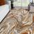 Saraswati global rug, wool area rug, 5x8 feet, anti slip  baking carpet, modern rug, ideal for bedroom, living room.