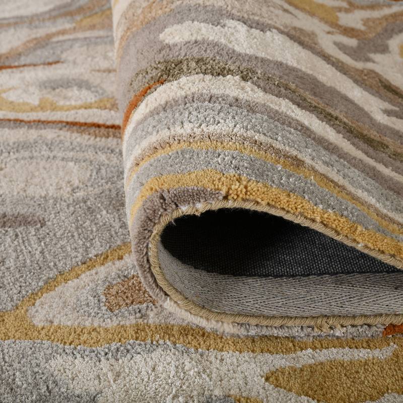Saraswati global rug, wool area rug, 5x8 feet, anti slip  baking carpet, modern rug, ideal for bedroom, living room.