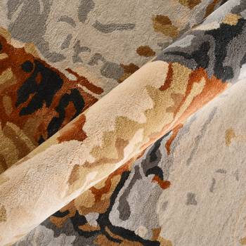 Saraswati global hand-tufted rug 5x8 feet, luxurious wool viscose  plush pile, anti-skid & anti slip backing carpet. 5
