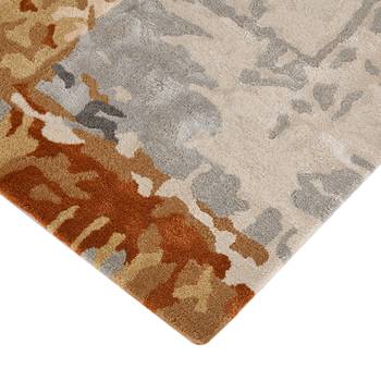 Saraswati global  handcrafted  wool area rug, 8x10 feet, anti slip baking carpet, ideal for bedroom, living room. 3