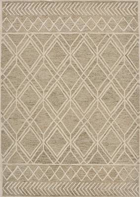 handmade wool rug, 8x10 feet, anti-skid backing carpet ideal for bedroom living room dining room, saraswati global rug. 2