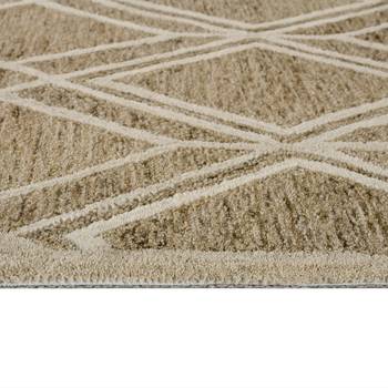 handmade wool rug, 8x10 feet, anti-skid backing carpet ideal for bedroom living room dining room, saraswati global rug. 3