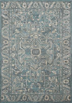 Saraswati global handmade wool modern rug, 8x10 feet area rug, ideal for bedroom, living room, anti slip backing carpet. 2