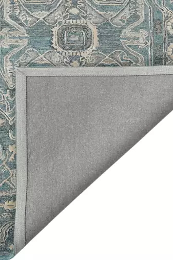 Saraswati global handmade wool modern rug, 8x10 feet area rug, ideal for bedroom, living room, anti slip backing carpet.