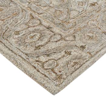 Saraswati global  handcrafted area rug, 8x10 feet, wool rug, anti-slip backing carpet, ideal for bedroom, living room. 4