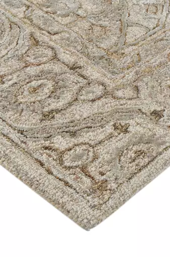 Saraswati global  handcrafted area rug, 8x10 feet, wool rug, anti-slip backing carpet, ideal for bedroom, living room.