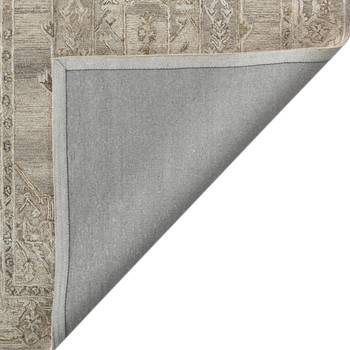 Saraswati global hand-tufted area rug, 5x7.6 feet,  wool rug, anti slip backing carpet, ideal for bedroom, living room. 3