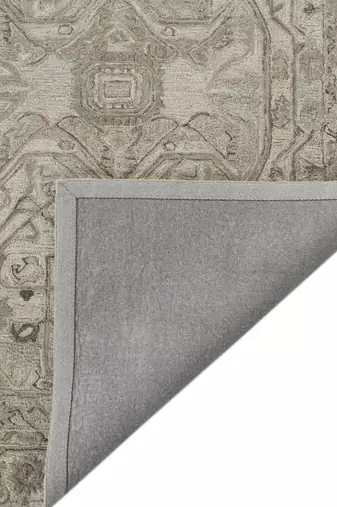 Saraswati global  handcrafted area rug, 8x10 feet, wool rug, anti-slip backing carpet, ideal for bedroom, living room.