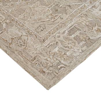 Saraswati global hand-tufted area rug, 5x7.6 feet,  wool rug, anti slip backing carpet, ideal for bedroom, living room. 5