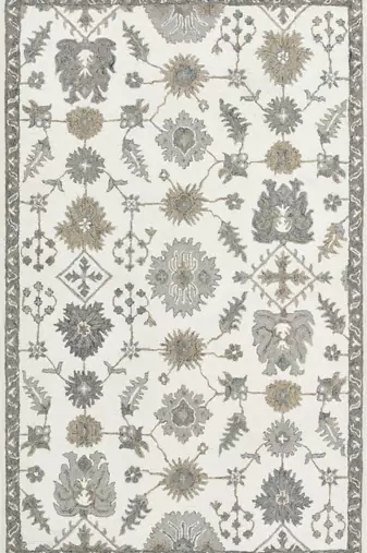 saraswati global rug  handmade area rug 4x6 feet, premium wool, anti-skid  backing carpet for bedroom, living room.