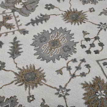 saraswati global rug  handmade area rug 4x6 feet, premium wool, anti-skid  backing carpet for bedroom, living room. 5