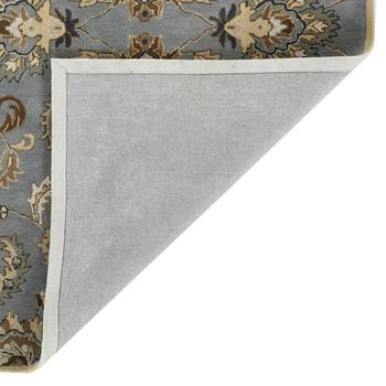 Luxury handcrafted floral premium wool, anti-skid & anti slip carpet, ideal for bedroom,saraswati global rug 4x6 feet. 5
