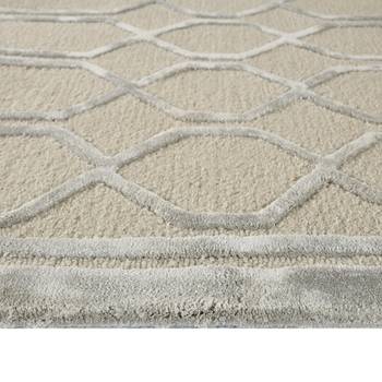 Saraswati global rug handmade premium  wool area rug,  anti slip backing carpet, ideal for bedroom, living room (4x6) 3