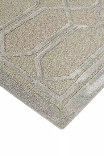 Saraswati global rug handmade premium  wool area rug,  anti slip backing carpet, ideal for bedroom, living room (4x6)