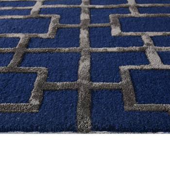 Saraswati global rug, wool area  rug, 4x6 feet, anti slip  baking carpet, modern rug, ideal for bedroom, living room. 3