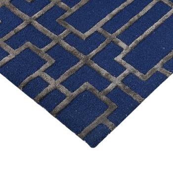Saraswati global luxury handcrafted floral area rug 8x10 wool, anti slip  backing carpet, ideal for bedroom, living room 4
