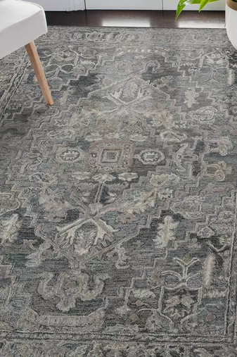 Saraswati global rug handmade area rug, 4x6 feet, wool rug  anti-skid backing carpet  ideal for bedroom, living room.