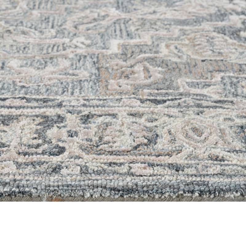 Saraswati global rug handmade area rug, 4x6 feet, wool rug  anti-skid backing carpet  ideal for bedroom, living room.