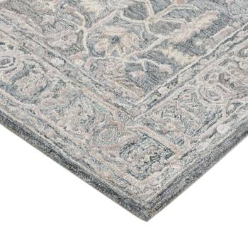 Saraswati global rug handmade area rug, 4x6 feet, wool rug  anti-skid backing carpet  ideal for bedroom, living room. 4