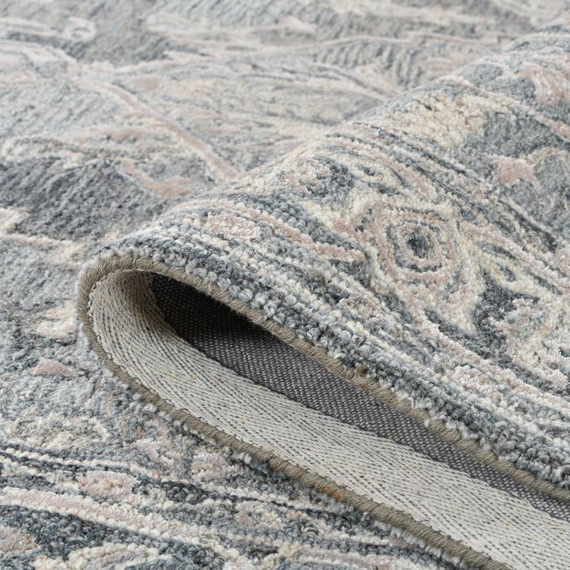 Saraswati global rug handmade area rug, 4x6 feet, wool rug  anti-skid backing carpet  ideal for bedroom, living room.