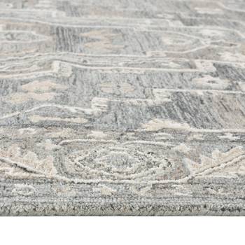 Saraswati global  hand tufted area rug, 8x10 feet, wool rug  anti-skid backing carpet, ideal for bedroom, living room. 3