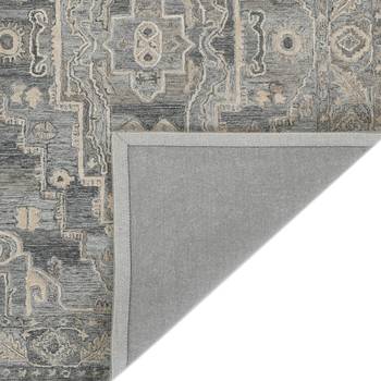 Saraswati global  hand tufted area rug, 8x10 feet, wool rug  anti-skid backing carpet, ideal for bedroom, living room. 5