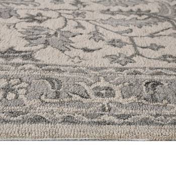 Saraswati global  handmade area 5x8 feet wool rug luxurious  anti slip backing carpet, ideal for bedroom, living room. 4