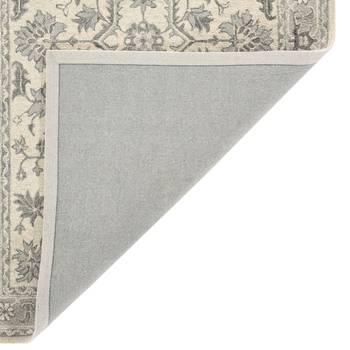 Saraswati global handmade area rug 4x6 feet, premium wool, anti-skid  anti slip backing carpet for bedroom, living room. 5