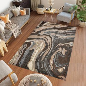 Saraswati global handmade rug, wool area rug, 8x10 feet, anti slip & anti skid baking carpet, modern rug. 1