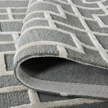 Saraswati global handmade wool rug, modern rug, 8x10  area rug, ideal for bedroom, living room anti slip backing carpet. 5