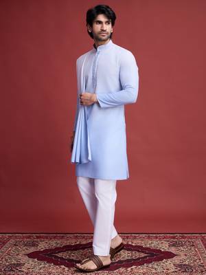 Black & dusty purple rayon mirror work wedding function festival marriage party wear straight kurta with dupatta 9
