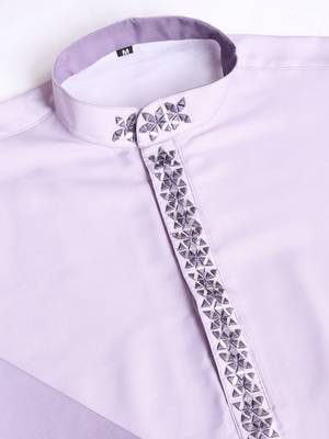 Dusty Purple rayon mirror work wedding function festival marriage party wear straight kurta with dupatta 10