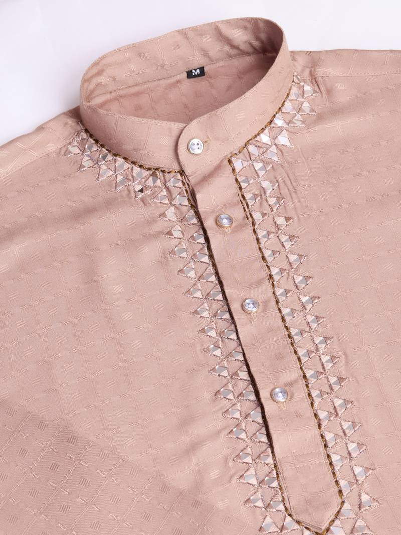 Grey viscose mirror work wedding function festival marriage party wear straight kurta