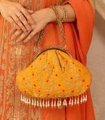 Saanvi vintage purse - orange