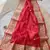 red  Kota doriya gota work design saree