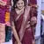 Maroon khadi georgette Saree