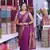Magenta khadi georgette Saree