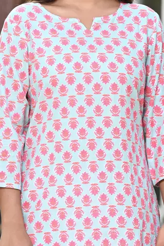 Light pink floral print lounge wear set night suit dress pyjama co ord set for summer night pj