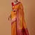Amber banarasi silk blend saree with dulha dulhan zari woven detailing