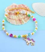 Multicolour beaded fashion bracelet for women girls