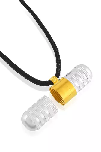 Brass silver plated and gold finish tabeej evil protection amulet talisman pendant