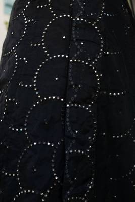 Fabulous Black Embroidered Orgenza Net Festive Wear Lehenga Choli Set   6