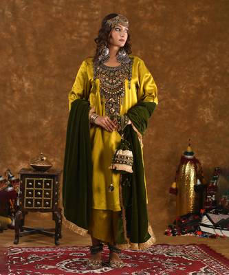 Olive green potli 2