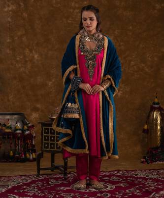 Teal blue potli 2