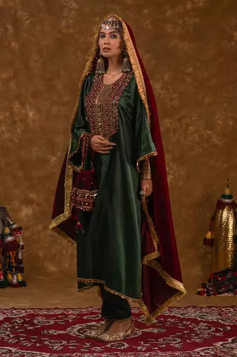 Zahra 3 pc kurta set